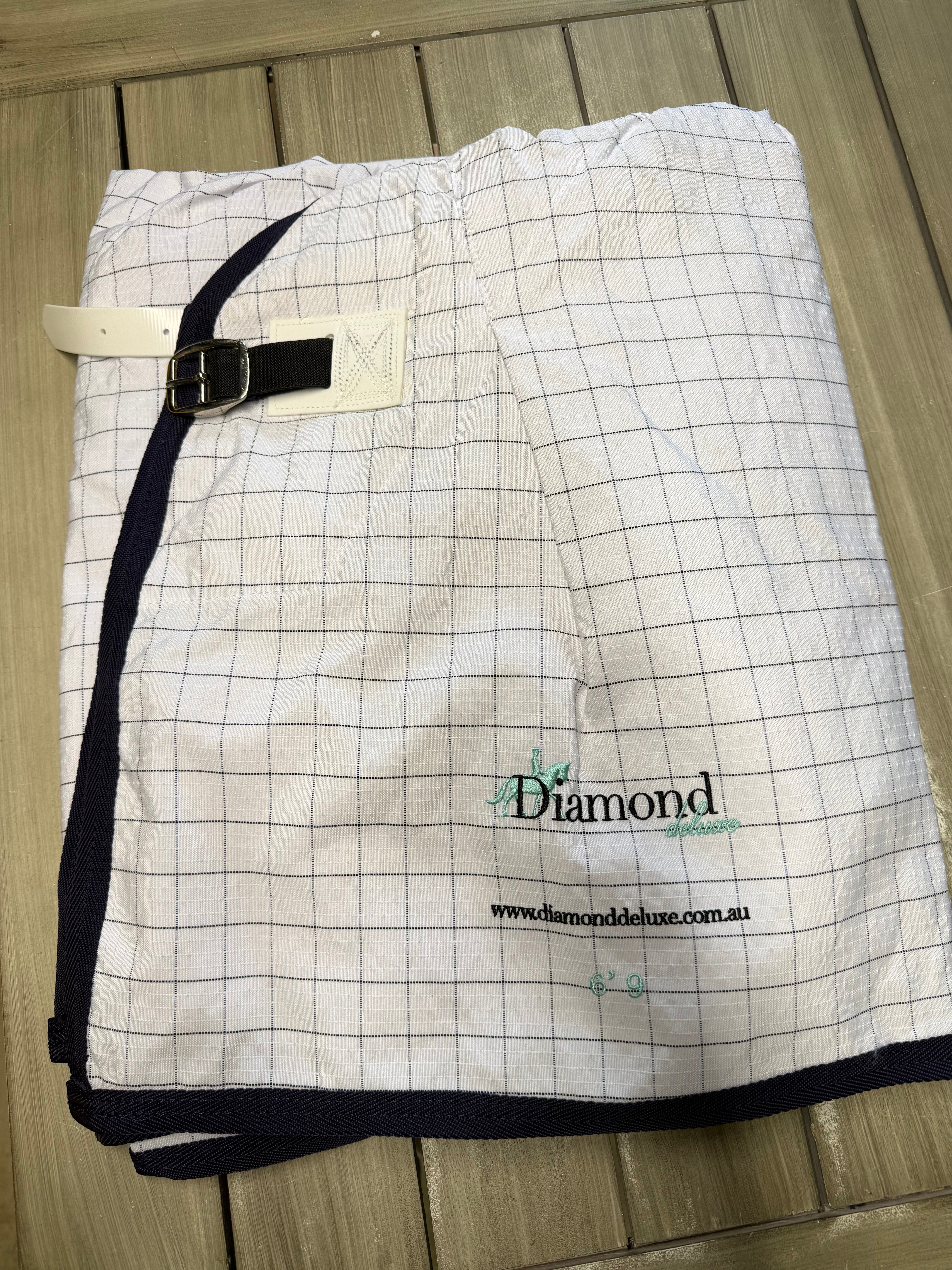 Diamond Cotton Ripstop Rug - 6'9